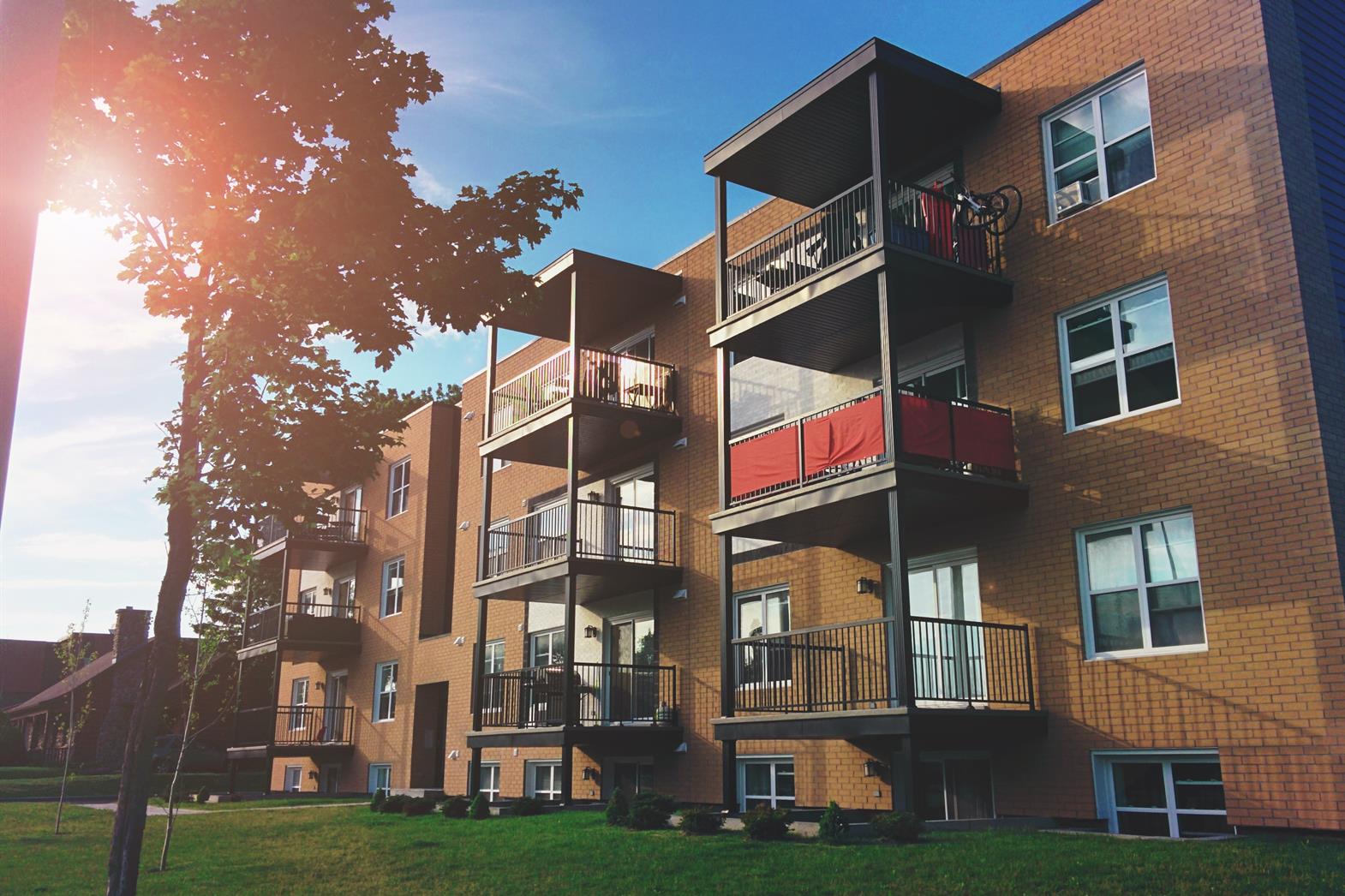 An apartment building