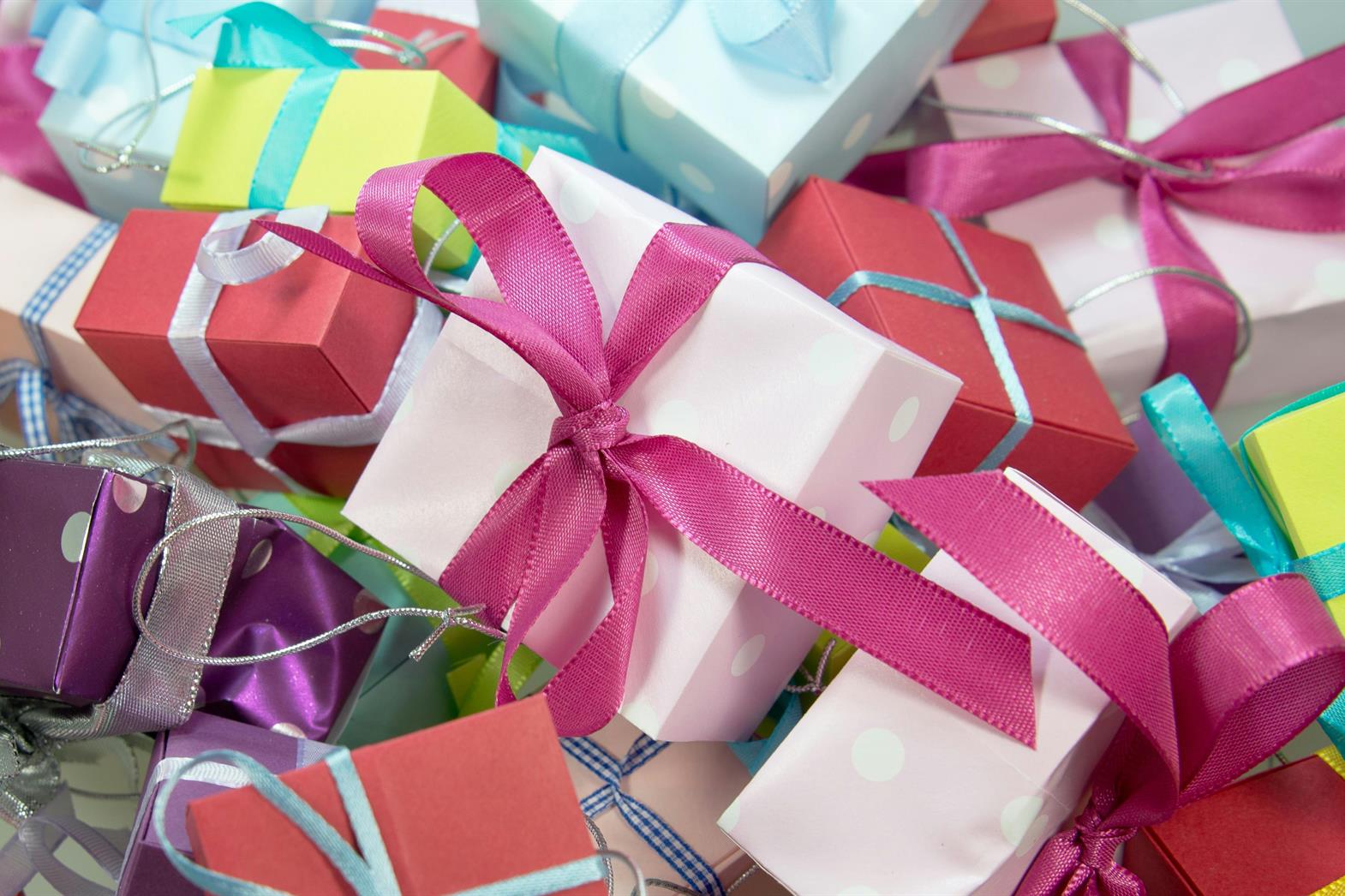 Close-up Photo of Assorted-colored Gift Boxes